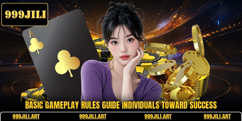 Basic gameplay rules guide individuals toward success