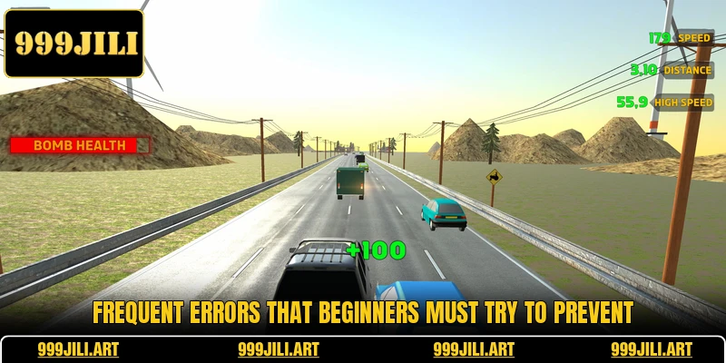 Frequent errors that beginners must try to prevent