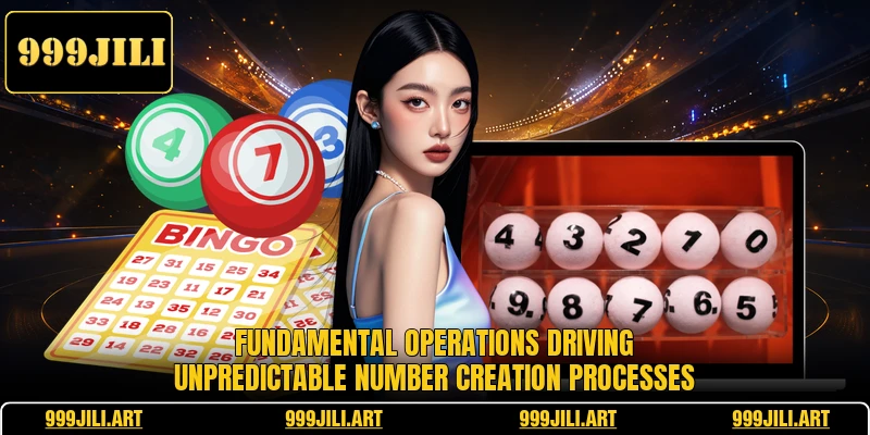 Fundamental operations driving unpredictable number creation processes